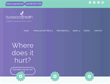 Tablet Screenshot of burswoodhealth.com.au
